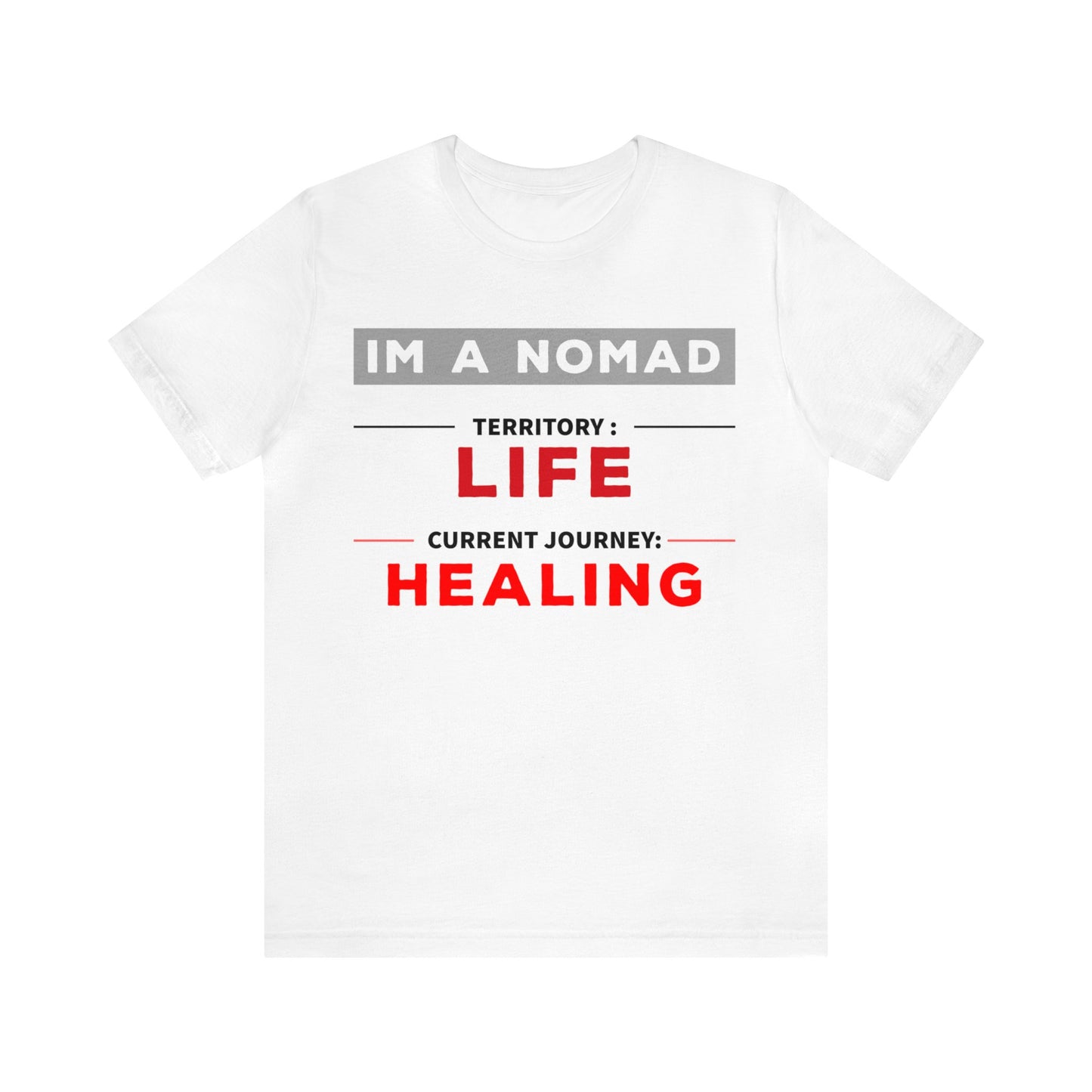 Current Journey: Healing - Unisex Jersey Short Sleeve Tee