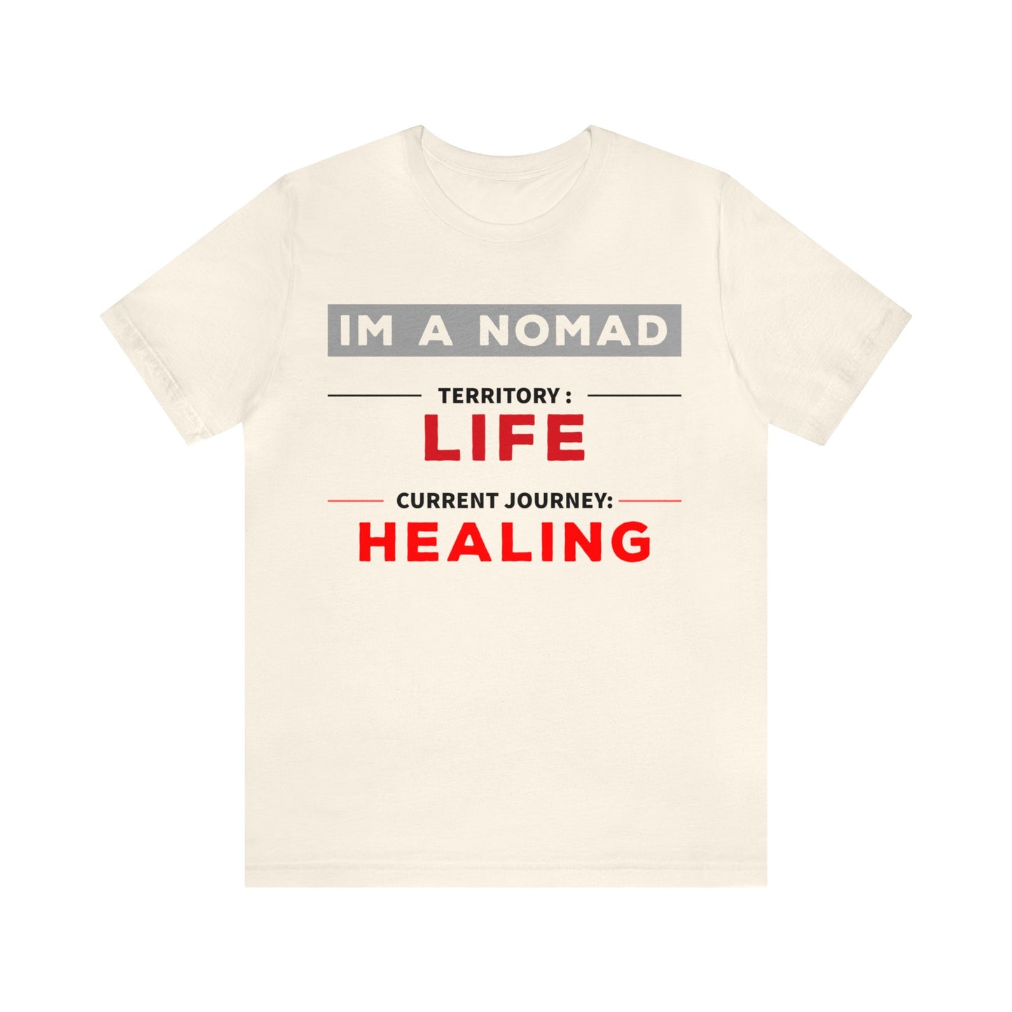 Current Journey: Healing - Unisex Jersey Short Sleeve Tee