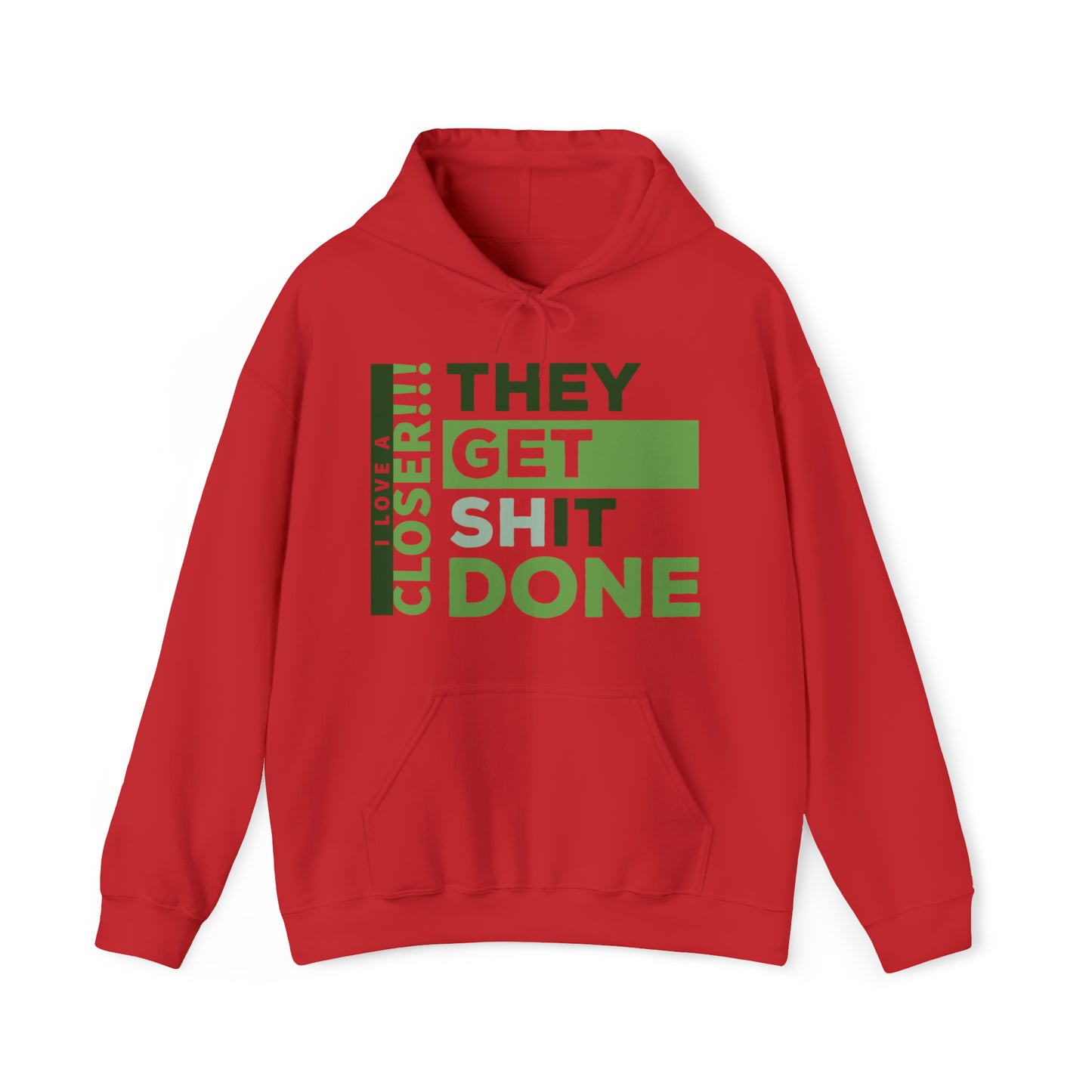 They get shit done - Unisex Heavy Blend™ Hooded Sweatshirt