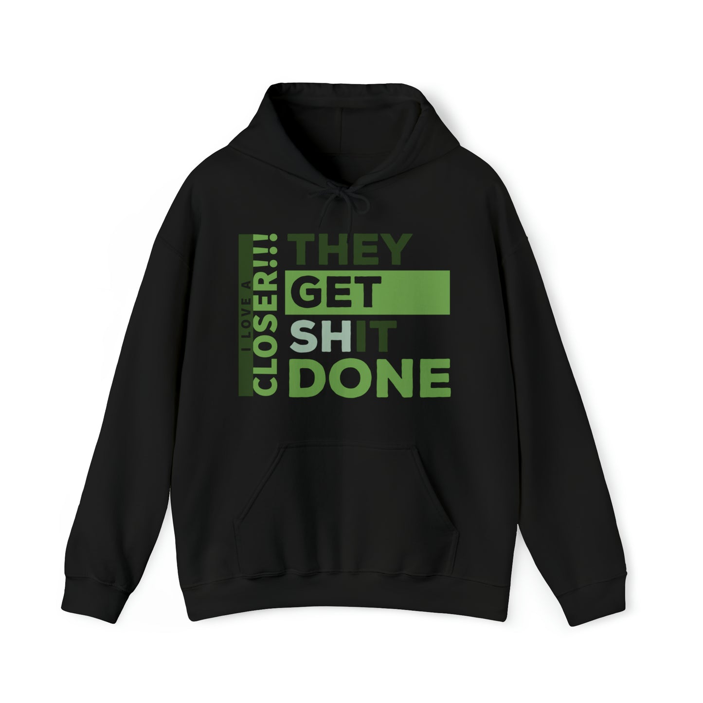 They get shit done - Unisex Heavy Blend™ Hooded Sweatshirt