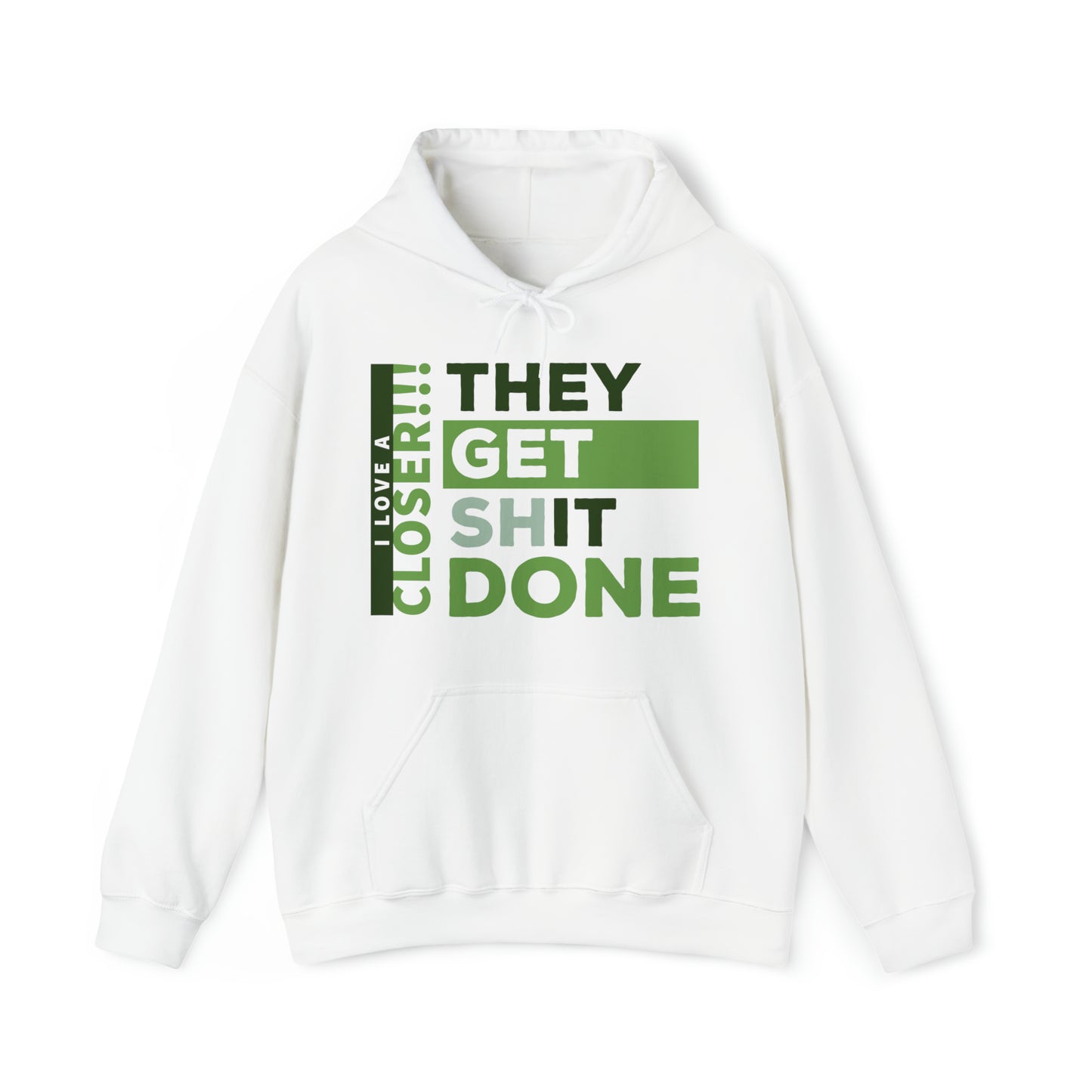 They get shit done - Unisex Heavy Blend™ Hooded Sweatshirt