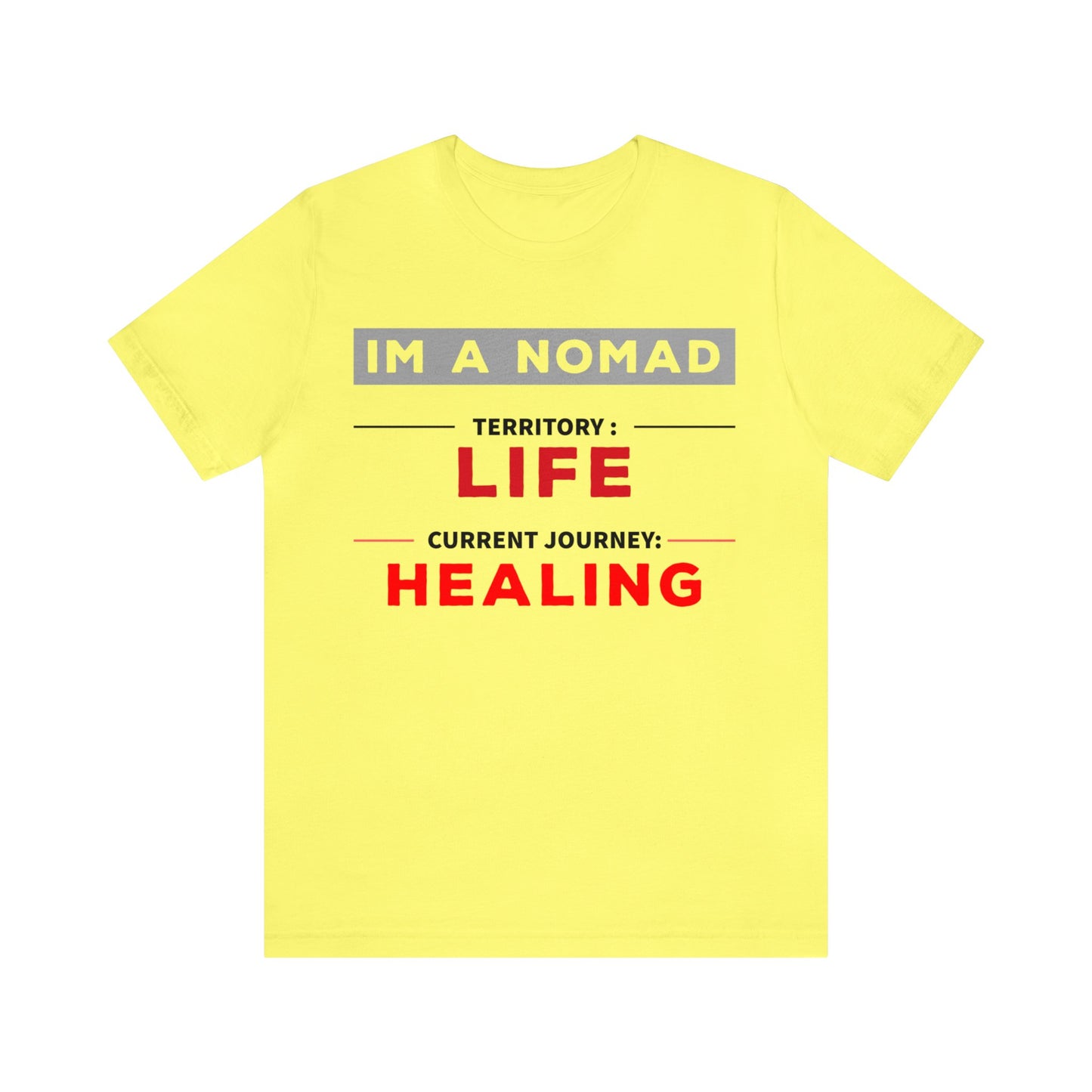 Current Journey: Healing - Unisex Jersey Short Sleeve Tee